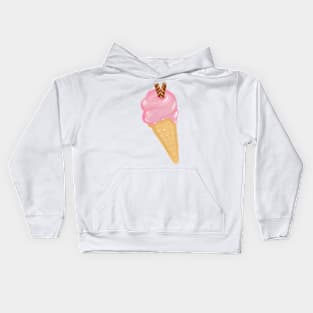 Yummy Ice cream print for true fan Kids Hoodie